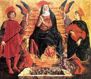 Andrea del Castagno Our Lady of the Assumption with Sts Miniato and Julian painting